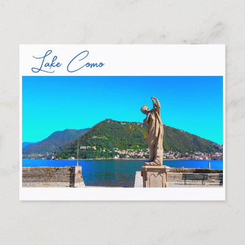 Lake Como Italy Landscape Mountain Views Postcard