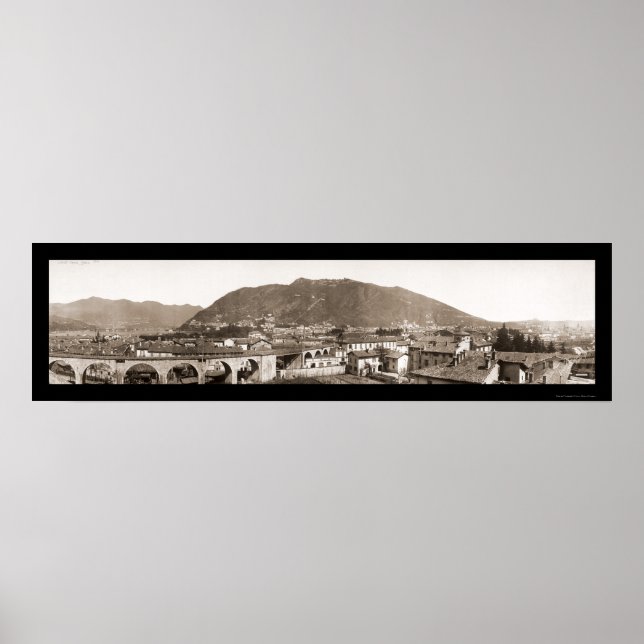 Lake Como, Italy Photo 1910 Poster (Front)