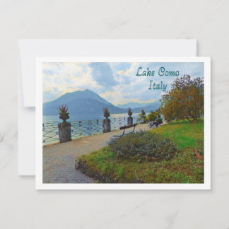LAKE COMO, ITALY/ PICTURE PERFECT SERENITY POSTCARD