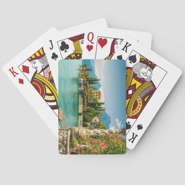Lake Como, Italy Poker Cards (Back)
