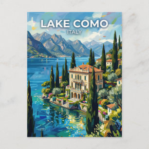 Lake Como Italy Postcard