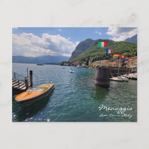 Lake Como Italy Postcard