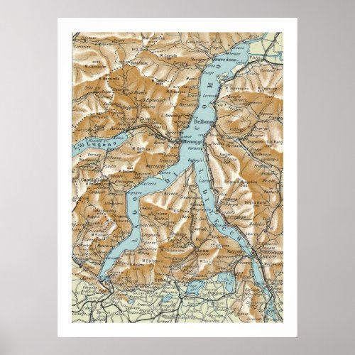 Lake Como Italy Poster Print