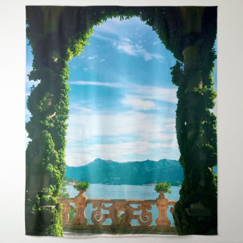 Lake Como Italy Scene  Wall Mural Backdrop