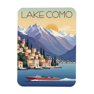 Lake Como Italy Travel Magnet