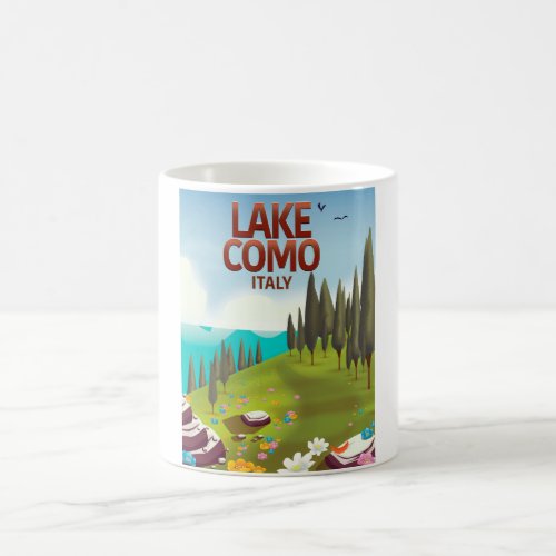 Lake Como Italy travel postcard Coffee Mug
