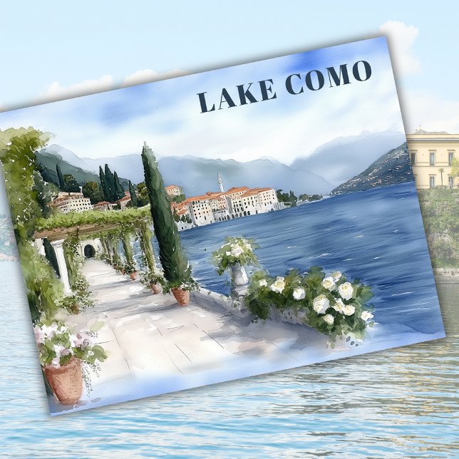 Lake Como Italy Vacation Europe Travel Keepsake Postcard (Creator Uploaded)