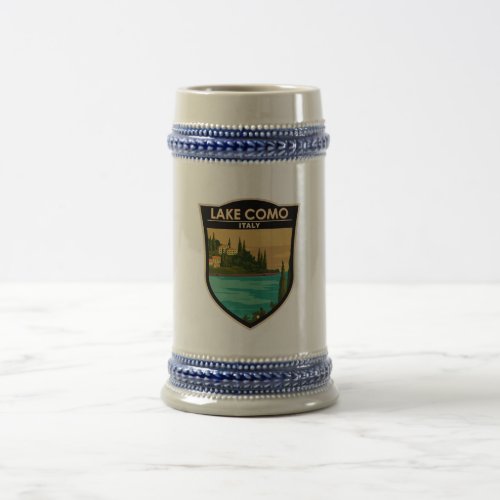Lake Como Italy Vintage Beer Stein