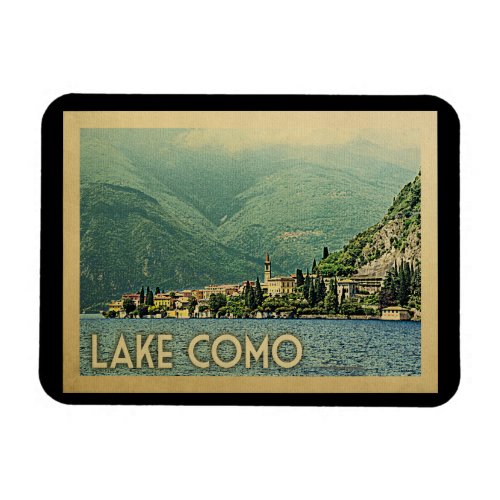 Lake Como Italy Vintage Travel Magnet