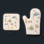 Lake Como Italy Watercolor  Oven Mitt & Pot Holder Set<br><div class="desc">The Lake Como, Italy Watercolor Oven Mitt & Pot Holder Set brings the serene beauty of one of Italy’s most breathtaking destinations into your kitchen. Featuring delicate watercolor illustrations of Lake Como’s iconic villas, picturesque waterfront, and rolling hills, this set captures the elegance and tranquility of this beloved Italian getaway....</div>