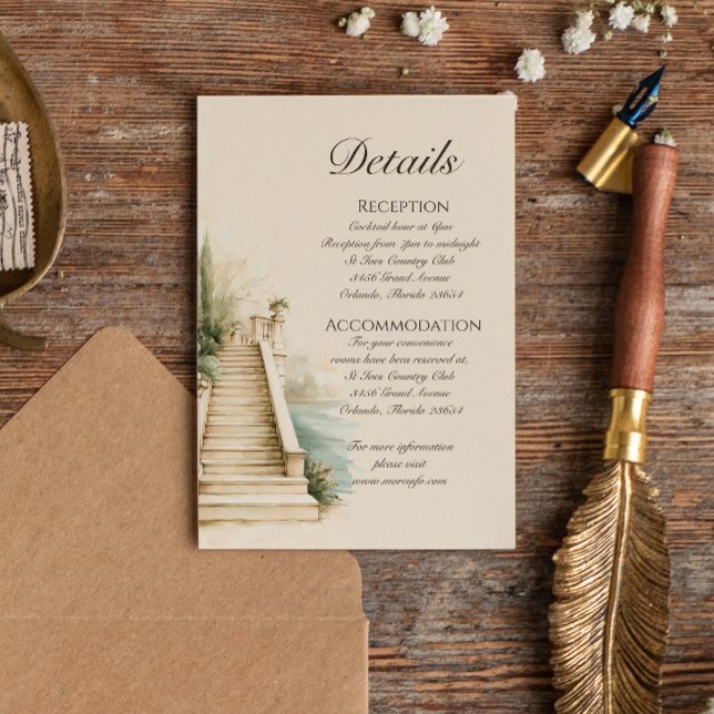 Lake Como Script Details Enclosure Card (Creator Uploaded)