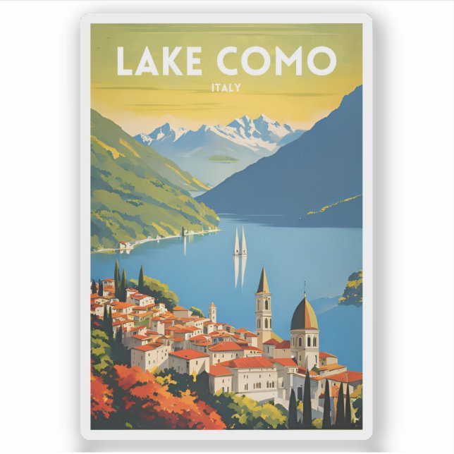 Lake Como Sticker (Front)