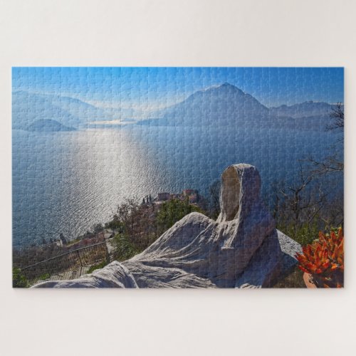 Lake Como _ Vezio Ghosts _ Italy _ 20x30 _ 1014 pc Jigsaw Puzzle