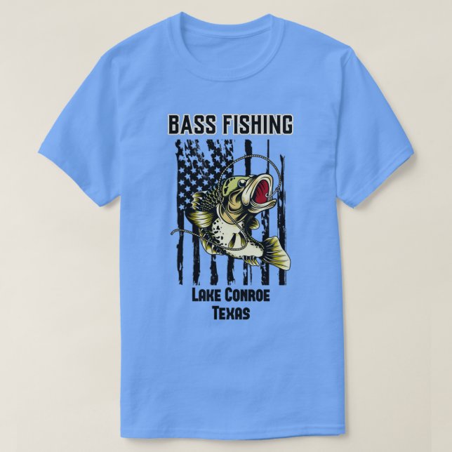 Lake Conroe Texas T-Shirt (Design Front)
