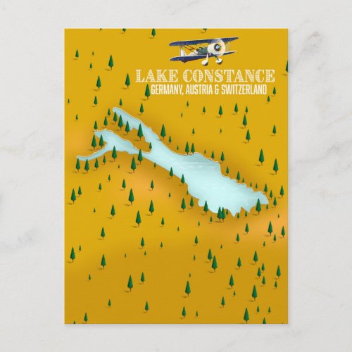 Lake Constance Germany Austria and Switzerland Postcard