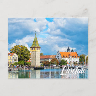 Lake Constance, Lindau, Germany Postcard