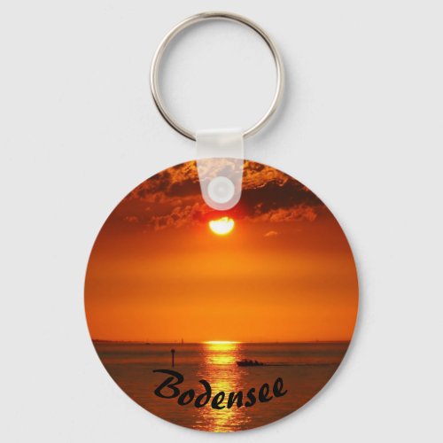 Lake Constance Sunset Keychain