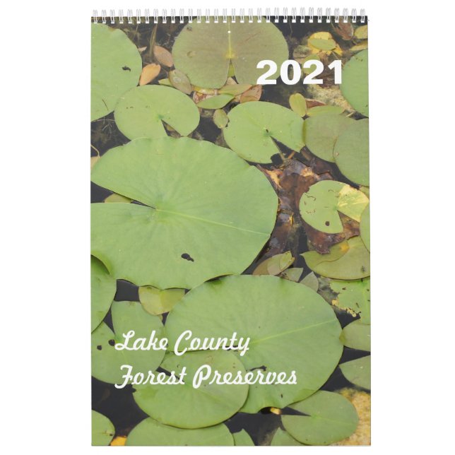 Lake County Forest Preserves 2021 Single Page Calendar (Cover)