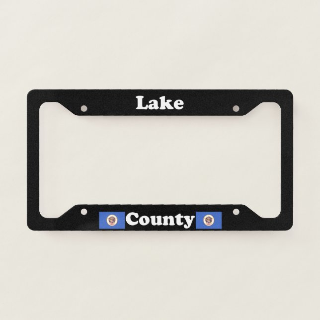 Lake County Minnesota LPF License Plate Frame (Front)