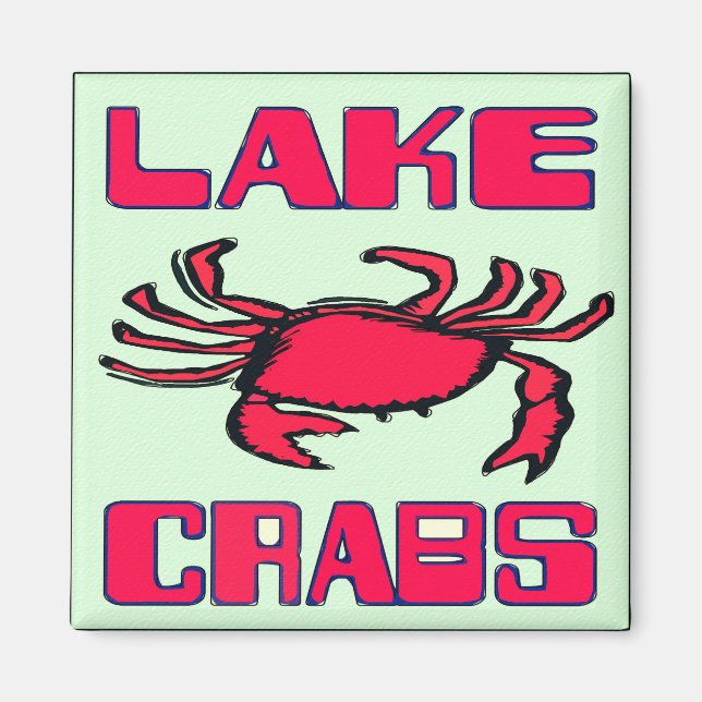 Lake Crabs Magnet (Front)