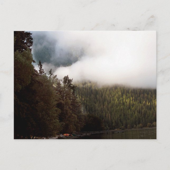 Lake Crescent Washington Postcard (Front)