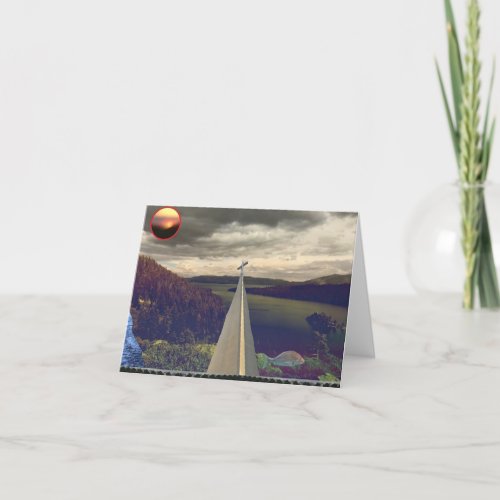 Lake Crossing Thank You Card