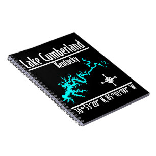 Lake Cumberland Kentucky Shoreline Map Coordinates Notebook