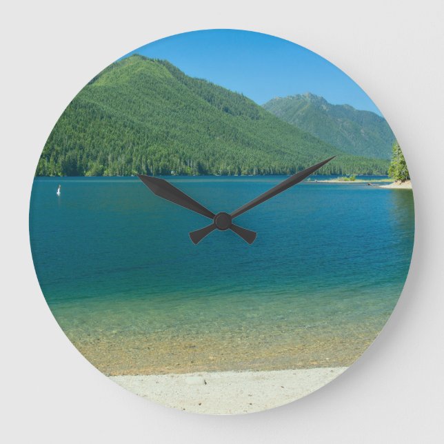 Lake Cushman in Summer Clock (Front)