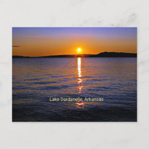 Lake Dardanelle, Arkansas sunset Postcard