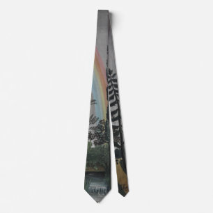 Lake Daumesnil by Henri Rousseau, Vintage Fine Art Neck Tie