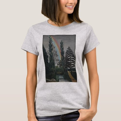 Lake Daumesnil by Henri Rousseau Vintage Fine Art T_Shirt