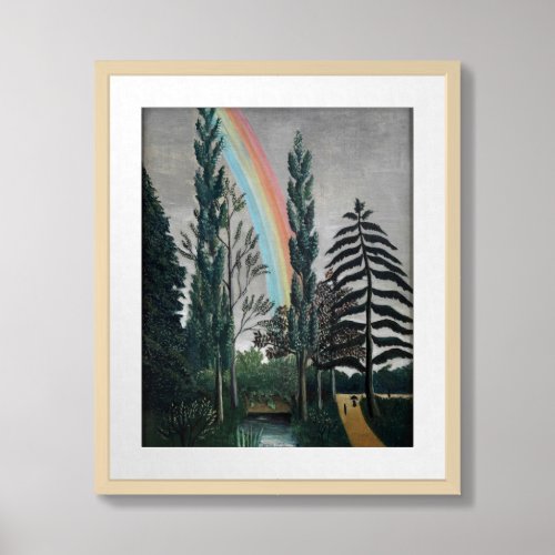 Lake Daumesnil  Henri Rousseau Framed Art