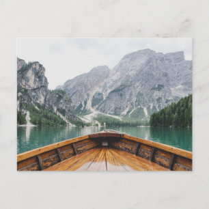 Lake di Braies, Pragser Wildsee - Lake Prags Italy Postcard