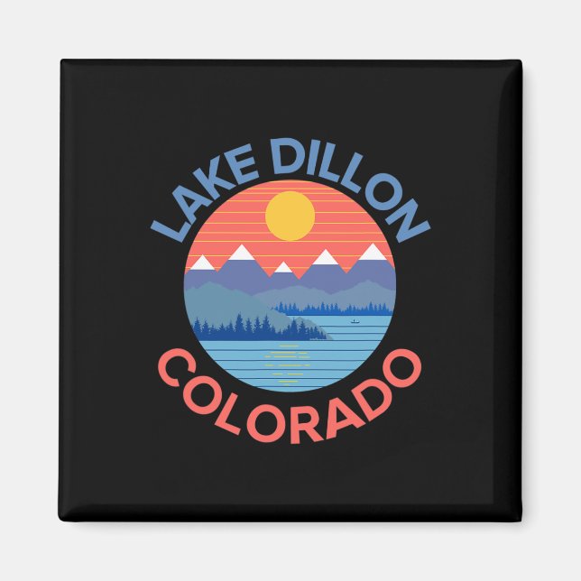 Lake Dillon Colorado Fishing Hiking Boating  Magnet (Front)