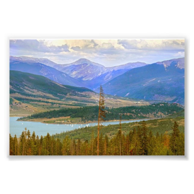 Lake Dillon Regatta, Colorado Photo Print (Front)