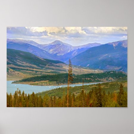 Lake Dillon Regatta, Colorado Poster