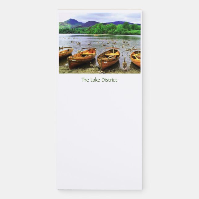Lake District England Magnetic Notepad (Front)