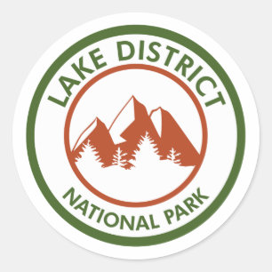 Lake District National Park Classic Round Sticker