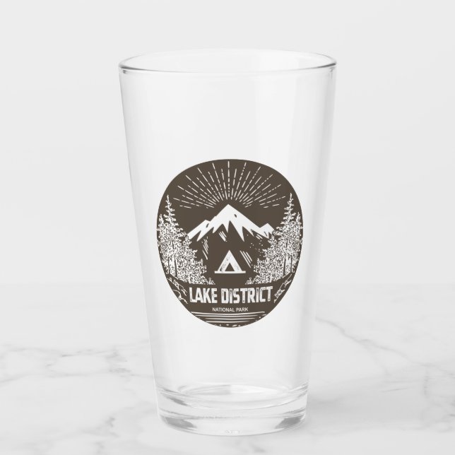Lake District National Park Glass (Front)