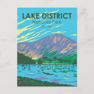Lake District National Park Lake Buttermere Postcard