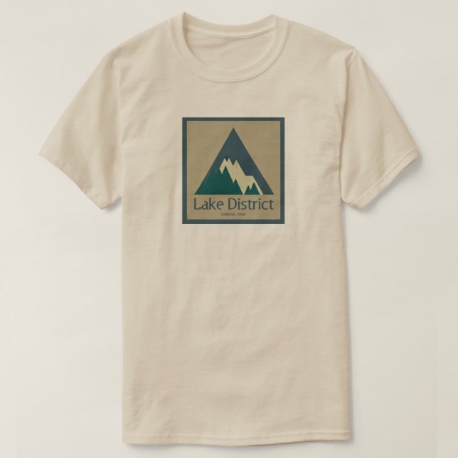 Lake District National Park Rustic T-Shirt (Design Front)