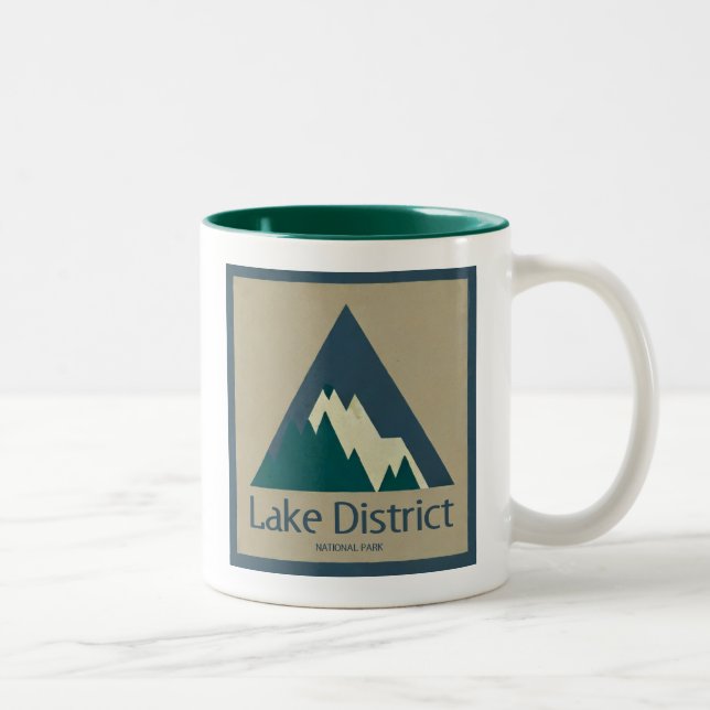 Lake District National Park Rustic Two-Tone Coffee Mug (Right)