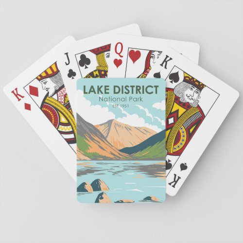Lake District National Park Wasdale Head England  Playing Cards