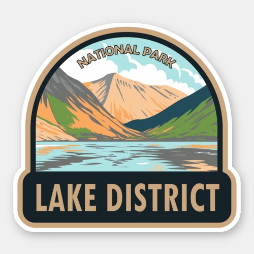 Lake District National Park Wasdale Head England Sticker