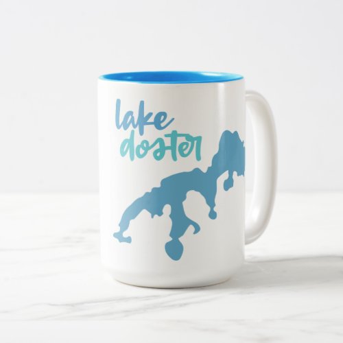 Lake Doster Plainwell Michigan Two_Tone Coffee Mug
