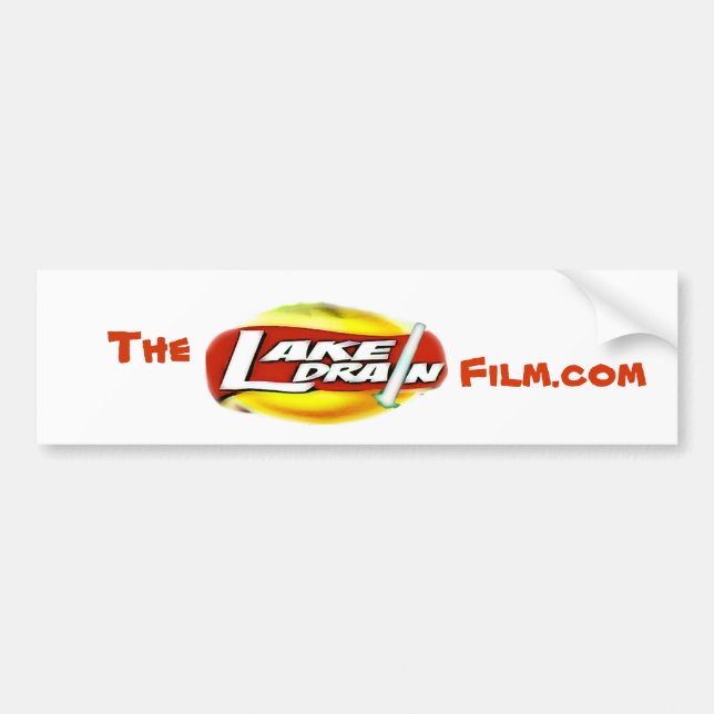 Lake Drain♨️ Glo Sabre Bumper Sticky or wherever Bumper Sticker (Front)