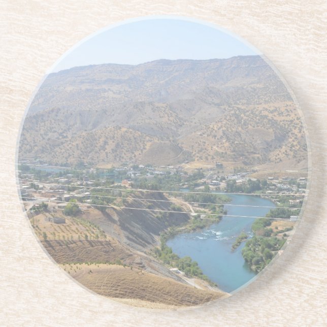 Lake Ducan4 Sandstone Coaster (Front)