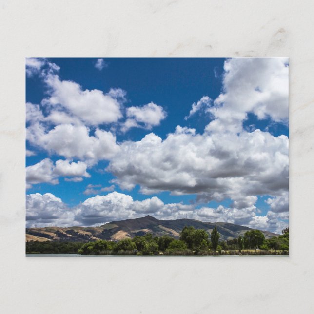 Lake Elizabeth  Fremont Ca. Mission Peak Postcard (Front)