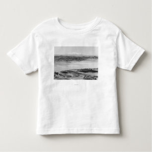 Lake Elsinore, CA Aerial Town and Lake View Toddler T-shirt