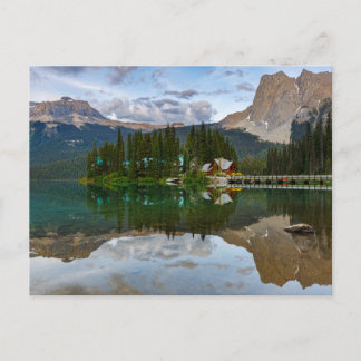Lake Emerald in the Rocky Mountains Postcard